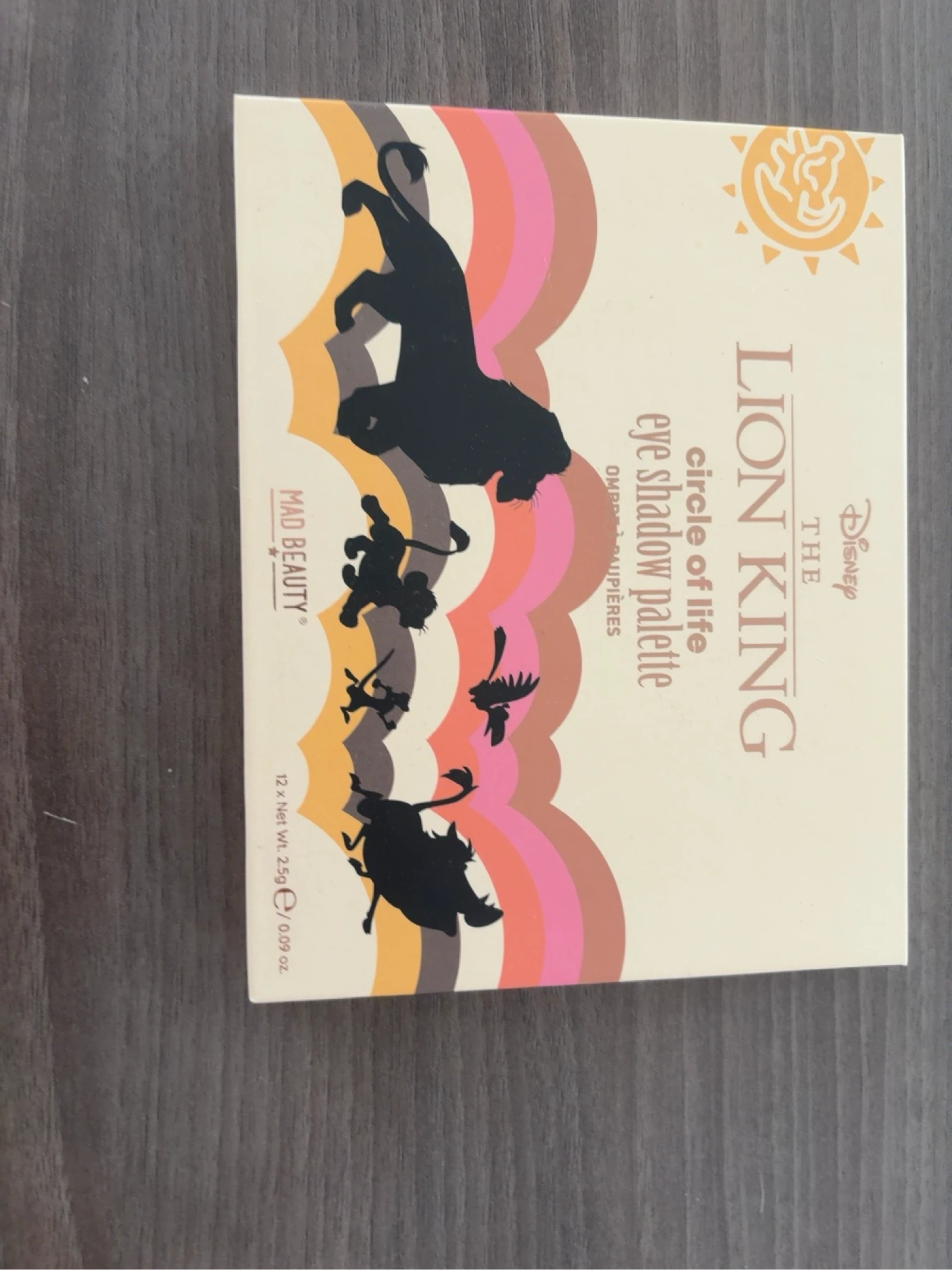 Palette de Fards à Paupières Disney – The Lion King “Circle of Life”